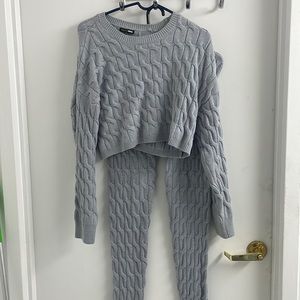 Two piece Grey set — never wore no tags